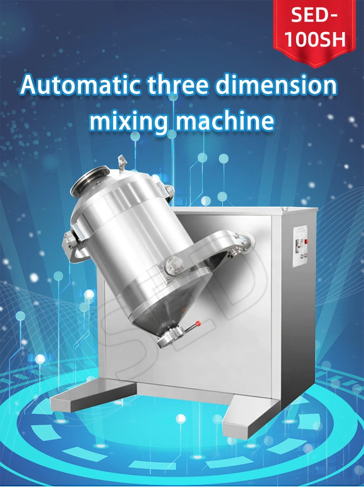 Automatic Three Dimension Dispersion Mixing Machine with Patent Technology