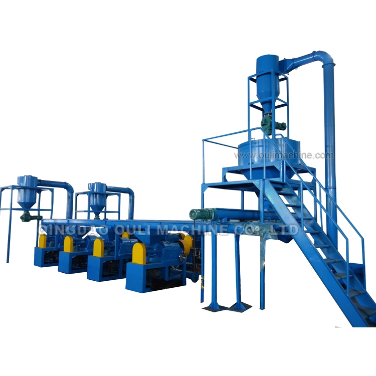 Rubber Roller Grinding Machine / Tire Recycling Equipment for Sale