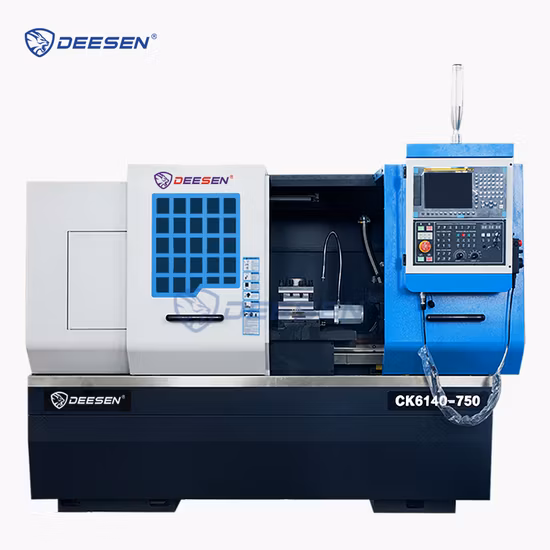 Прецизионный токарный станок с ЧПУ по металлу Ck6140 Горизонтальный планшетный токарный станок с ЧПУ